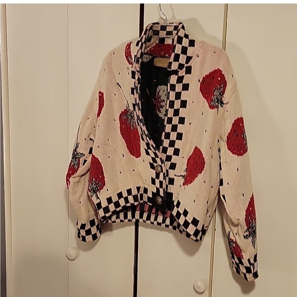 Painted Pony Strawberry Cardigan
